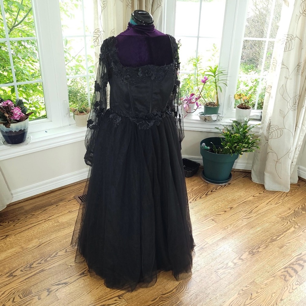 NWOT Elegant Black Off-Shoulder Dress